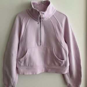 Lululemon Light Pink Half Zip Pullover XS/S